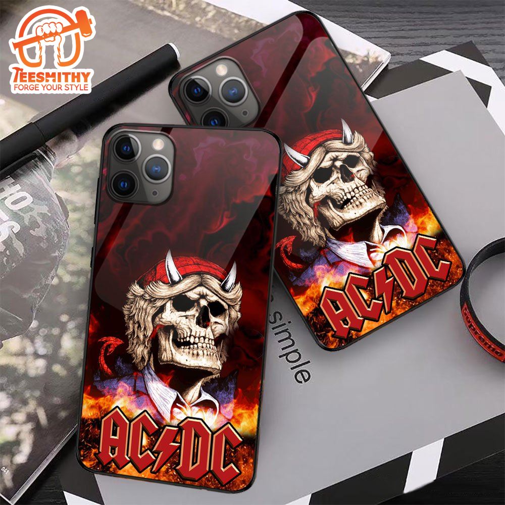 ACDC Band Skull Phone Case