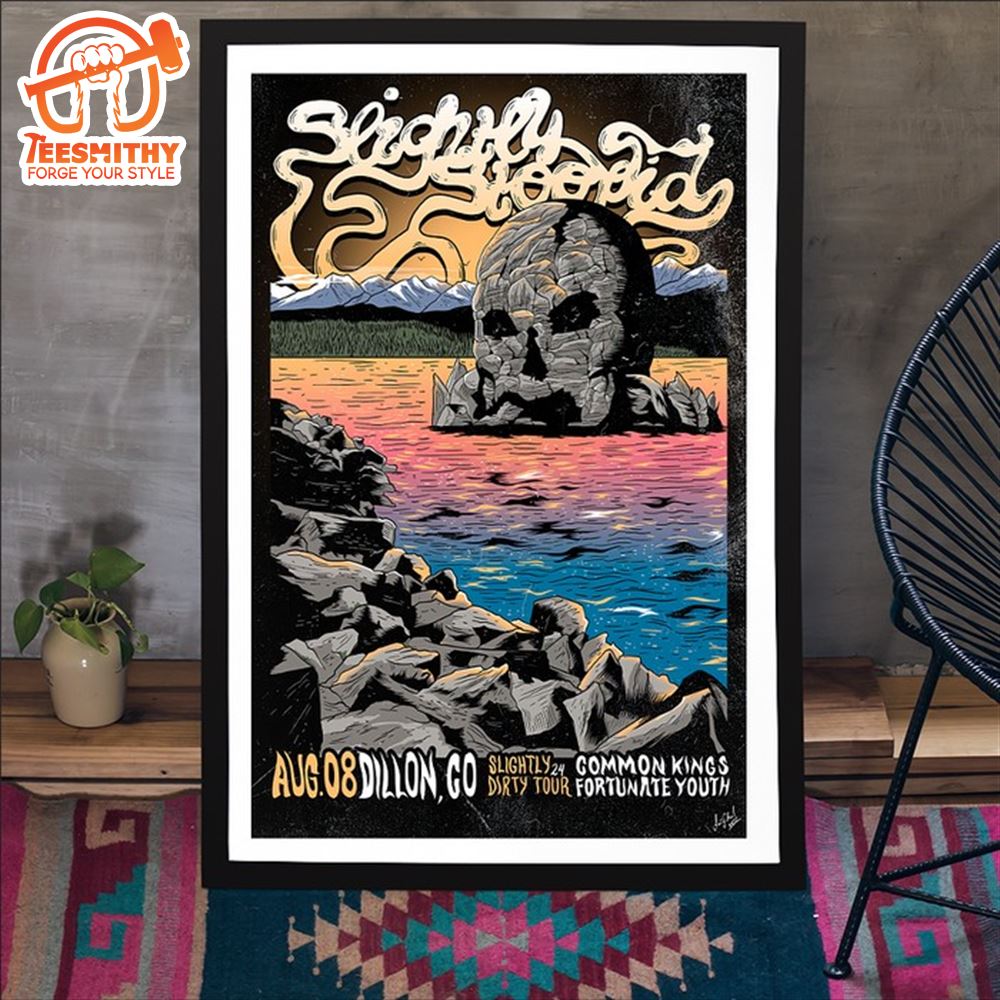 August 8 2024 Dillon Amphitheater Dillon CO Slightly Stoopid Poster Canvas