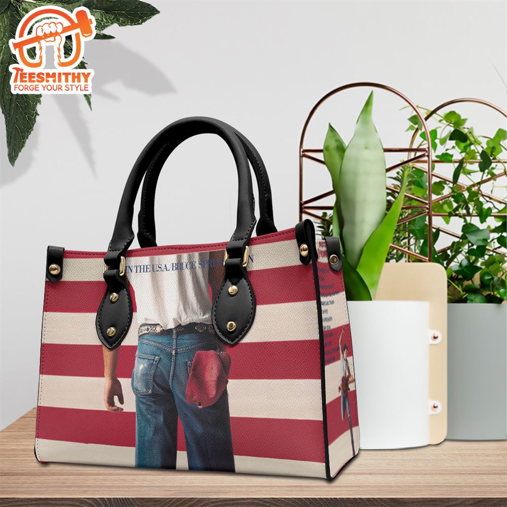 Bruce Springsteen Born In The U.S.A Leather HandBag