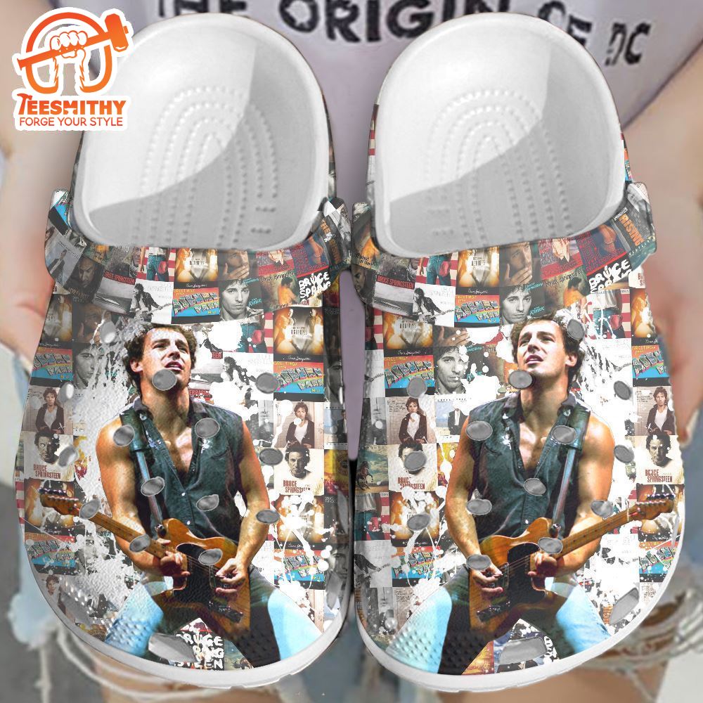 Bruce Springsteen Custom Tour Music 2024 Clogs Shoes