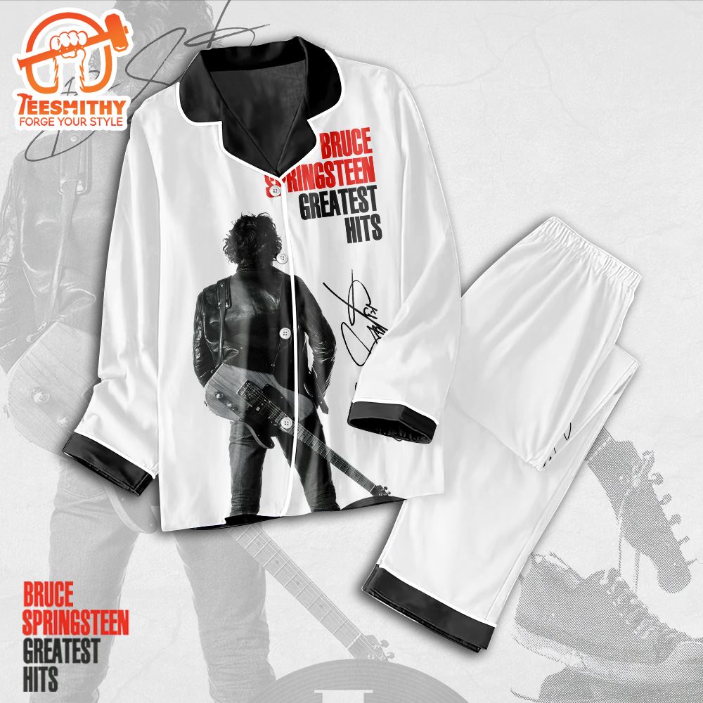 Bruce Springsteen Merry Christmas Gifts Fans Music Pajamas Set