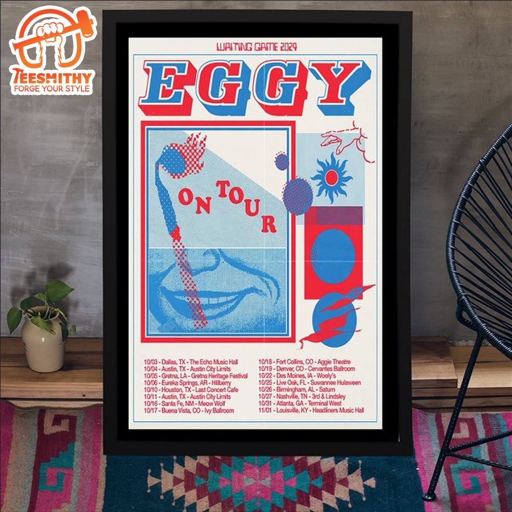 Eggy The Waiting Game Fall Tour 24 Poster Canvas