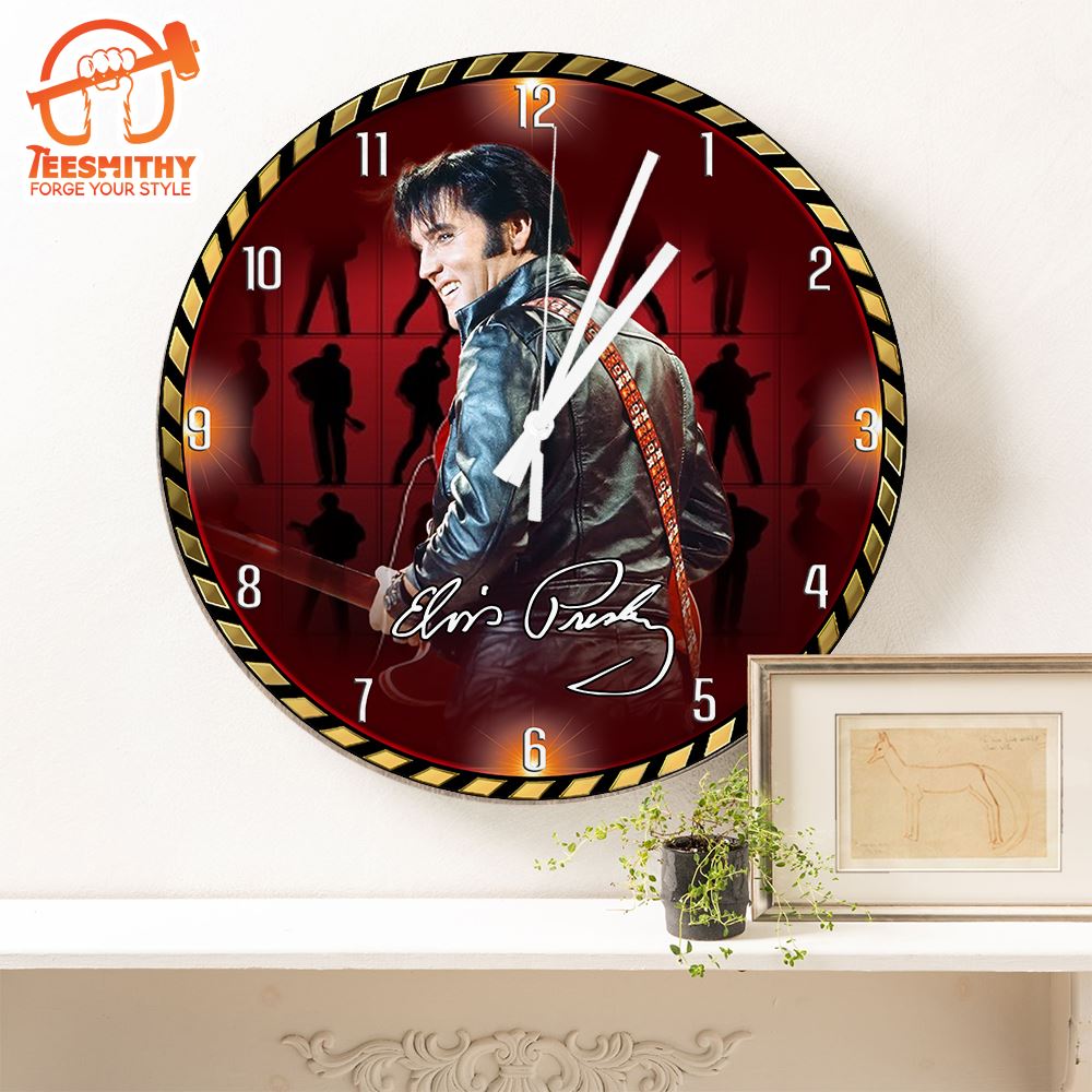 Elvis Presley Custom Wall Clock Home Decor