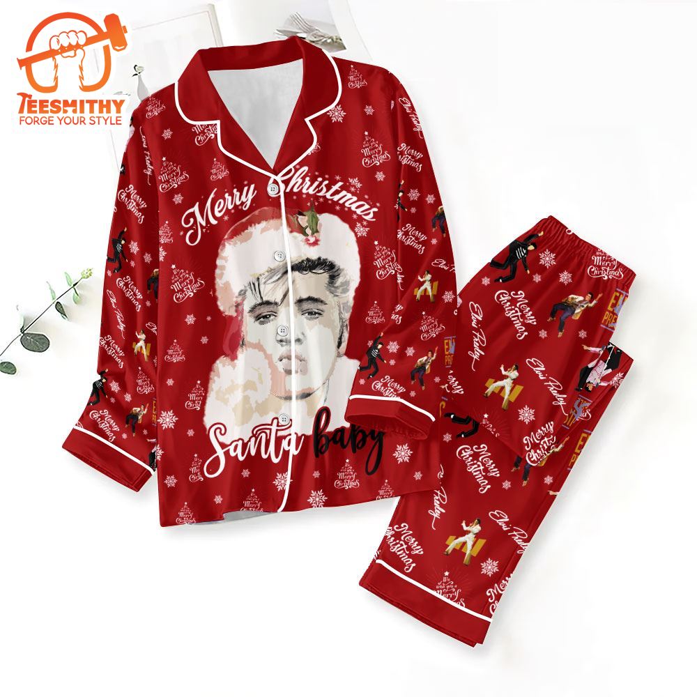 Elvis Presley Hat Xmas Pajamas Set For Fan Gifts Christmas