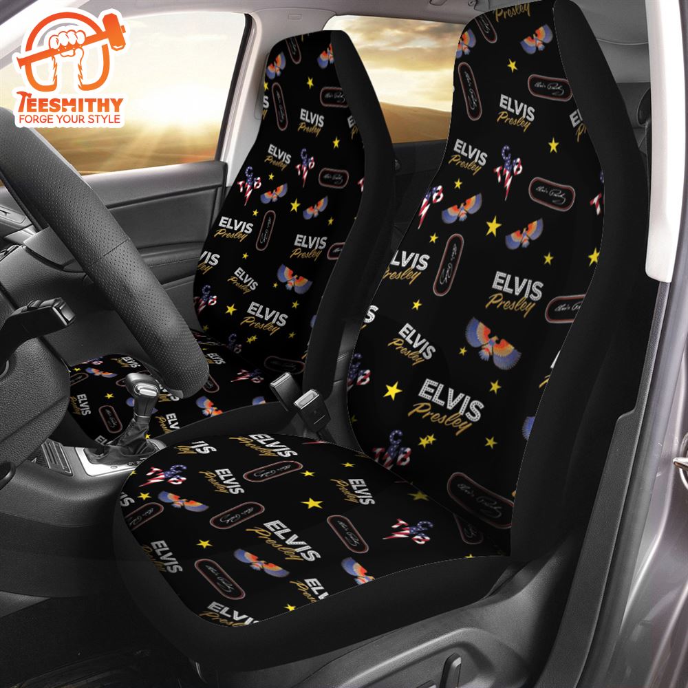 Elvis Presley In Memory Of August Car Seat Cover