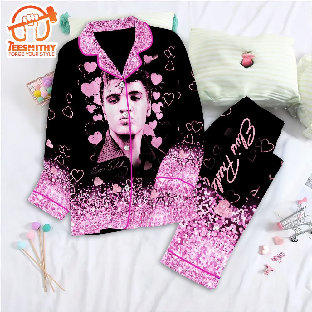 Elvis Presley Love Song Pajamas Set For Fan Gifts Christmas