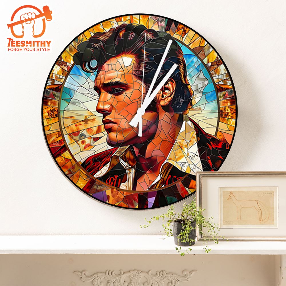 Elvis Presley Songs Best Custom Wall Clock - Teesmithy