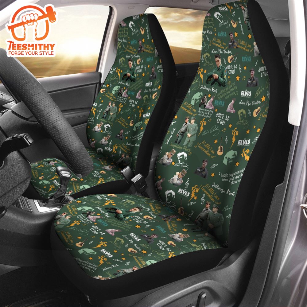 Elvis Presley The King Of Rock Car Seat Cover