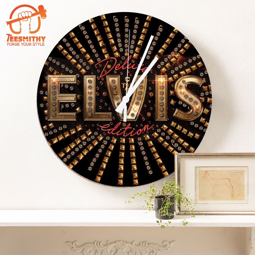 Elvis Presley Tour Music Custom Wall Clock