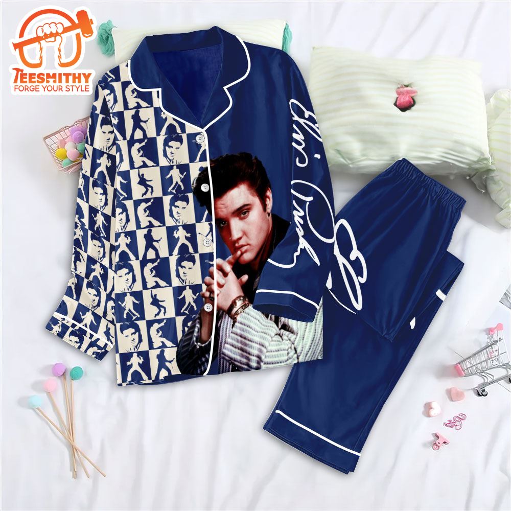 Elvis Presley Tour Music Pajamas Set Gifts Christmas