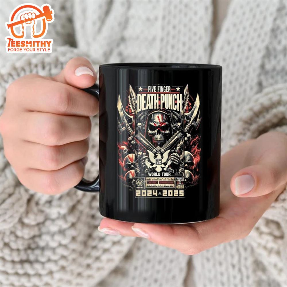 Five Finger Death Punch World Tour 2024-2025 Knucklehead Reaper Mug