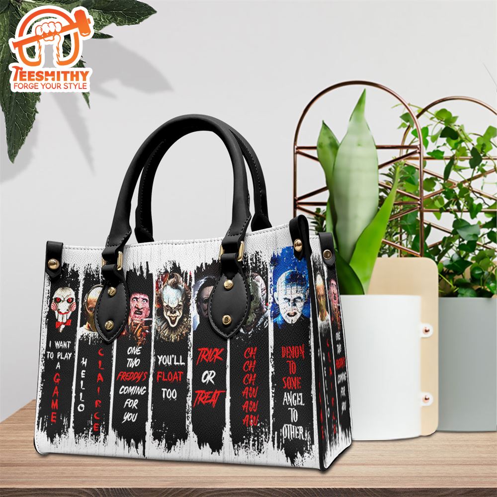 Halloween Bag, Horror Movies Leather HandBag