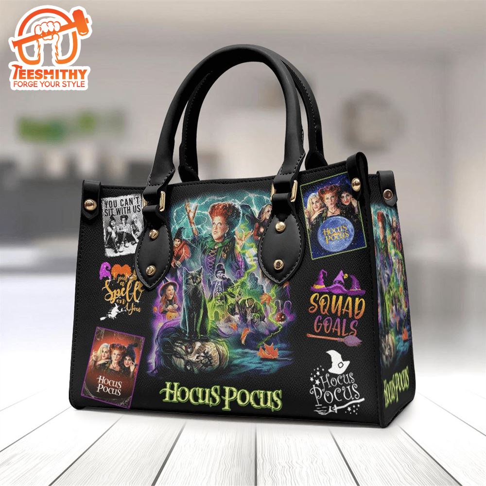 Hocus Pocus Halloween Leather HandBag