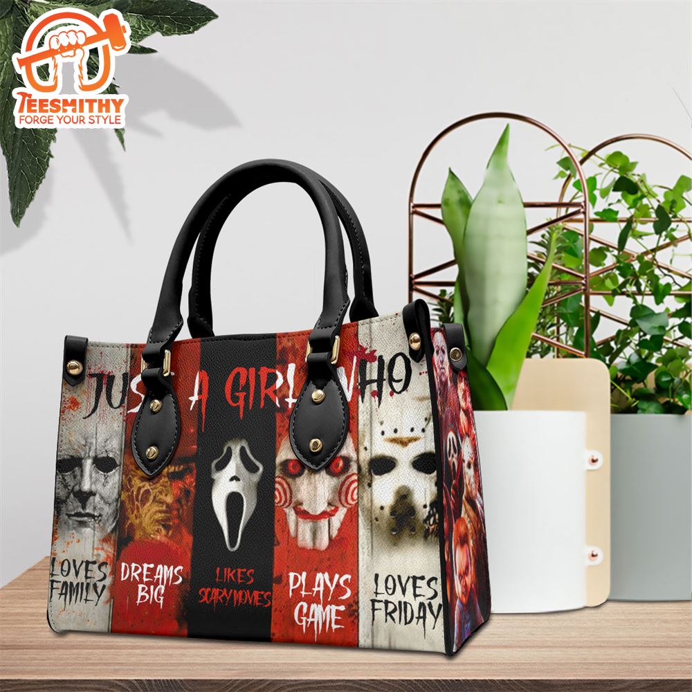 Horror Movies 2024 3D For Fans Leather HandBag