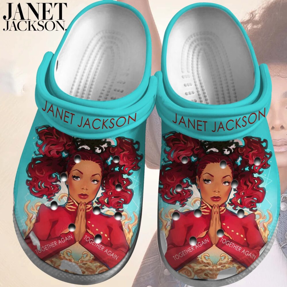 Janet Jackson Tour 2024 Clogs Custom Shoes