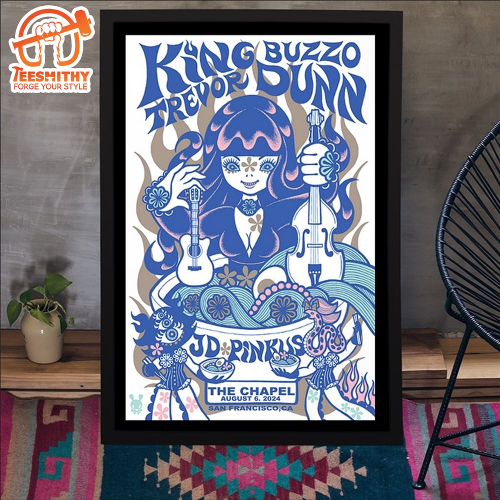 King Buzzo And Trevor Dunn August 6 2024 The Chapel In San Francisco CA Poster Canvas