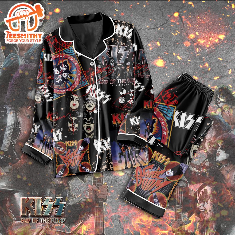 Kiss Band Band Music For Fan Gifts Christmas Pajamas Set