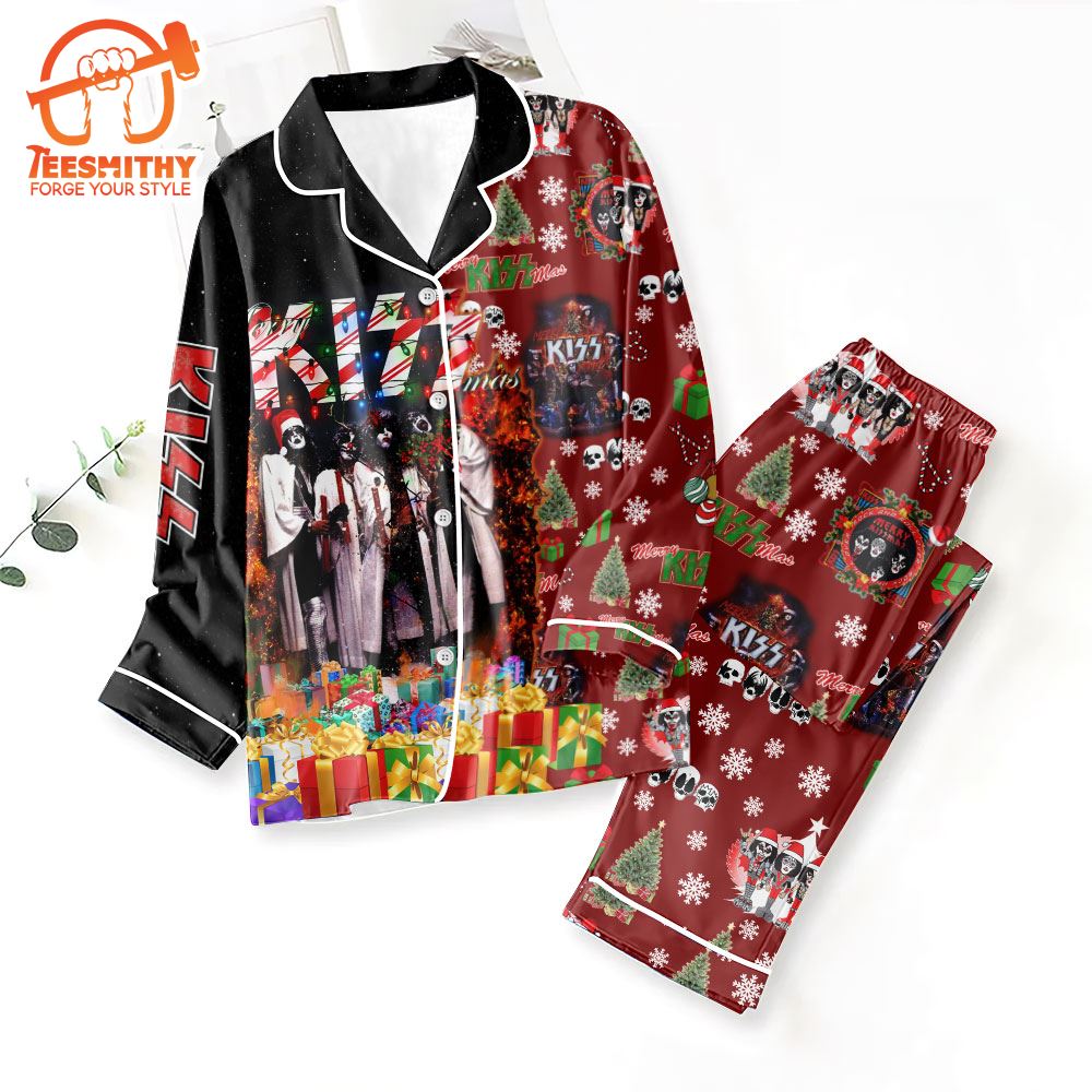 Kiss Band Rock Band For Fan Gifts Christmas Pajamas Set