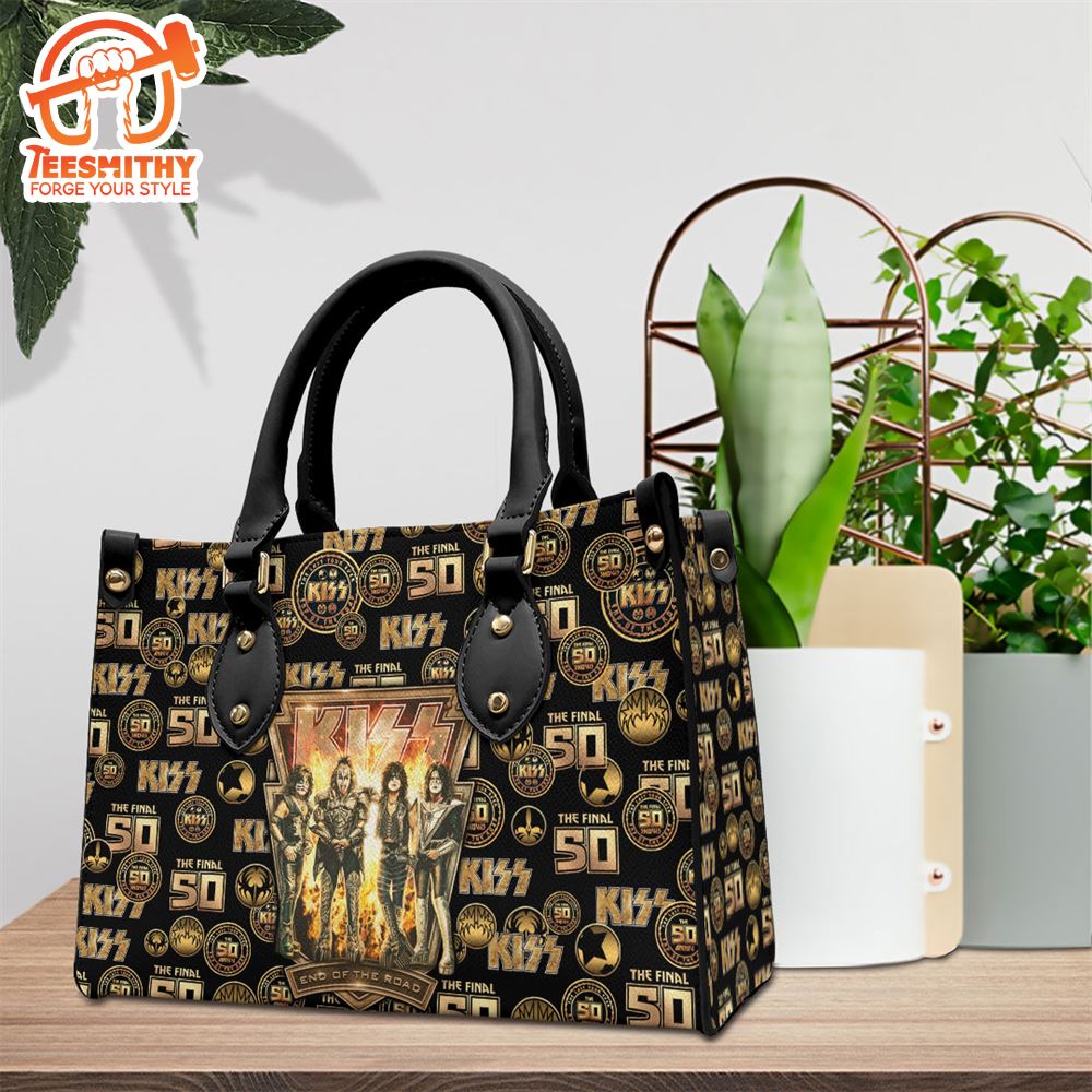 Kiss Band The Rock Music Leather HandBag