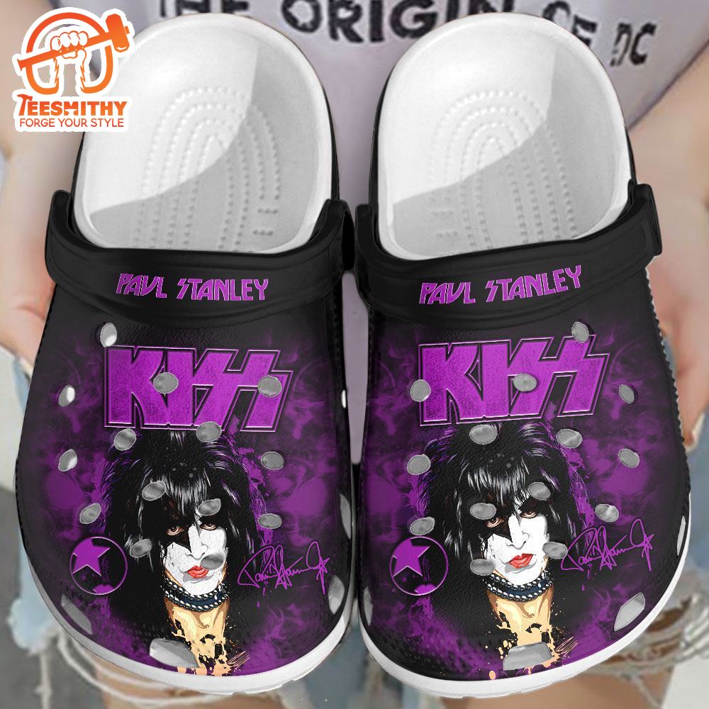 Kiss Band Tour Music Clogs