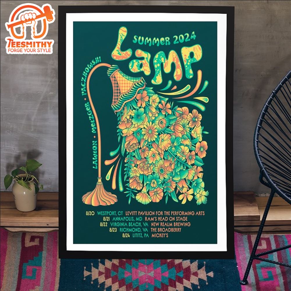 LaMP Summer Tour August 2024 Poster Canvas - Teesmithy