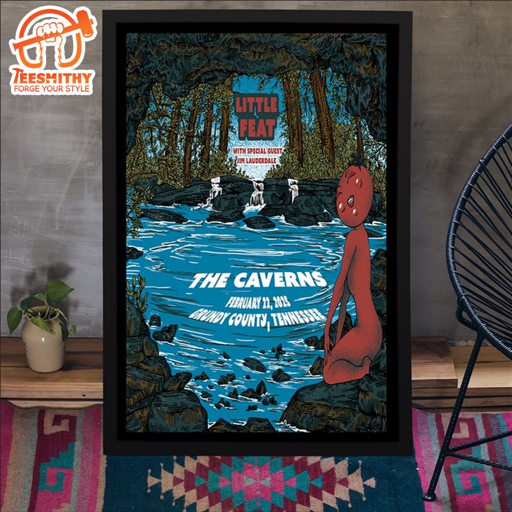 Little Feat Feb 22 2025 The Caverns In Grundy County TN Poster Canvas