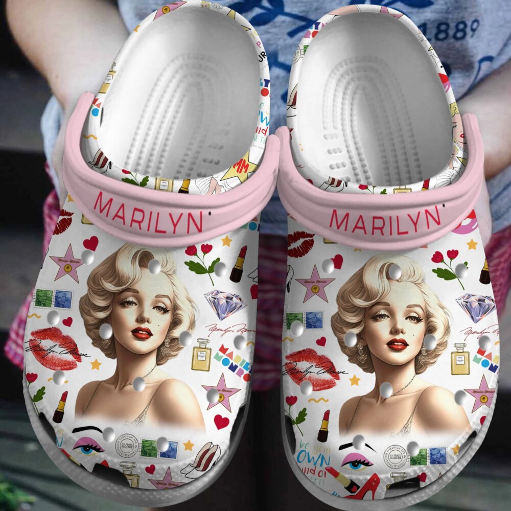 Marilyn Monroe Clogs Custom Shoes