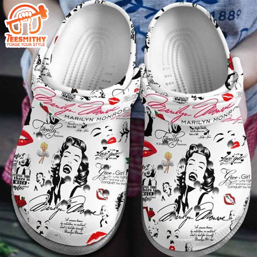 Marilyn Monroe Clogs Custom Shoes Music