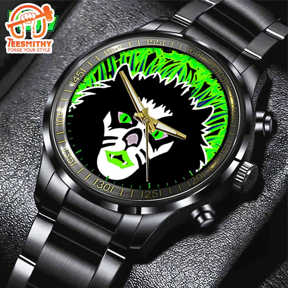 NEW 2024 Kiss Band Rock Black Stainless Steel Watch