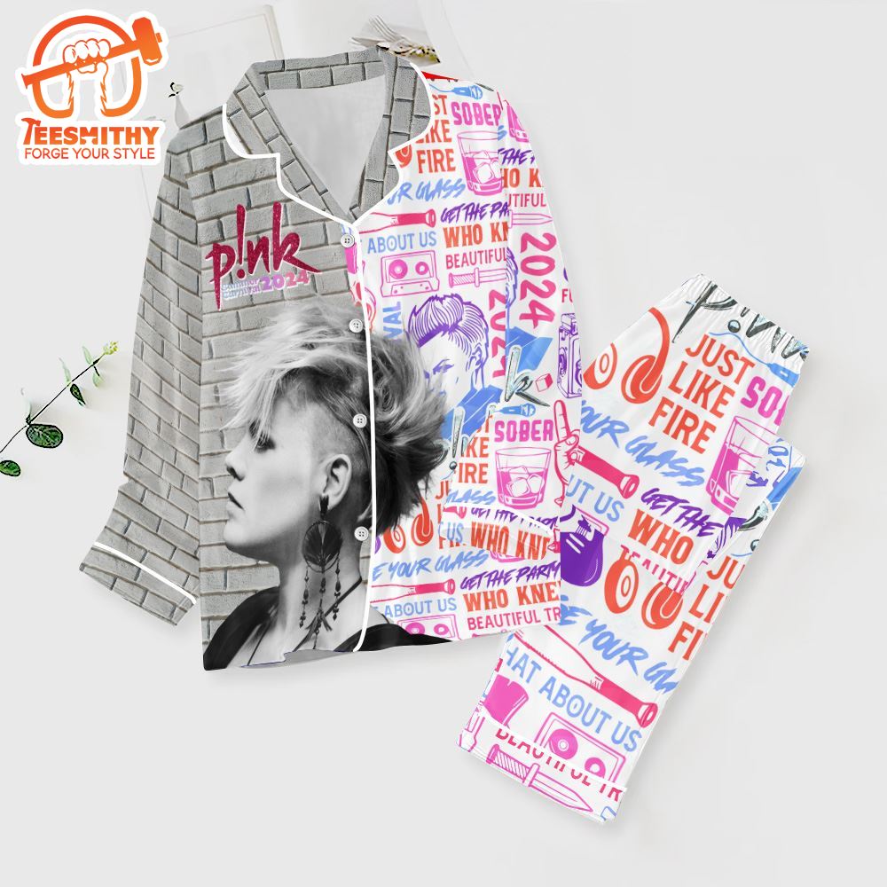 P!nk Pajamas Set For Fan Gifts Christmas