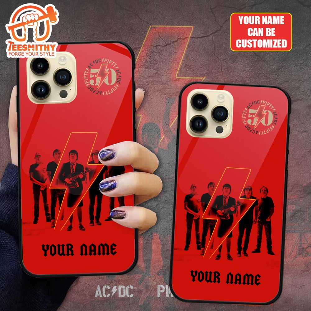 Personalized ACDC Rock Band Phone Case