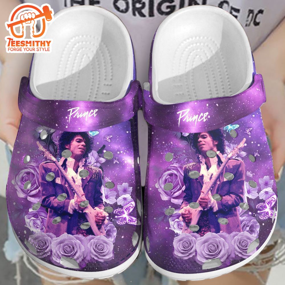 Prince Custom Name 3D Clogs Shoes