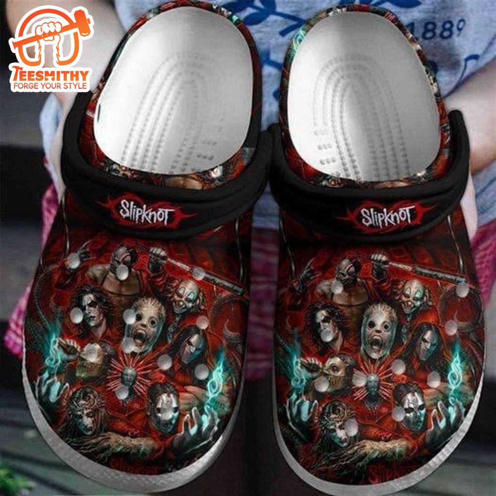 Slipknot Halloween Clogs Custom Shoes