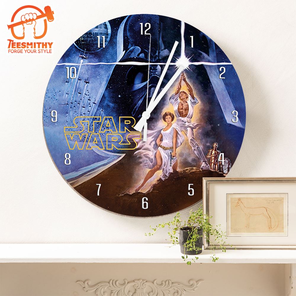 Star Wars Custom Wall Clock Home Decor