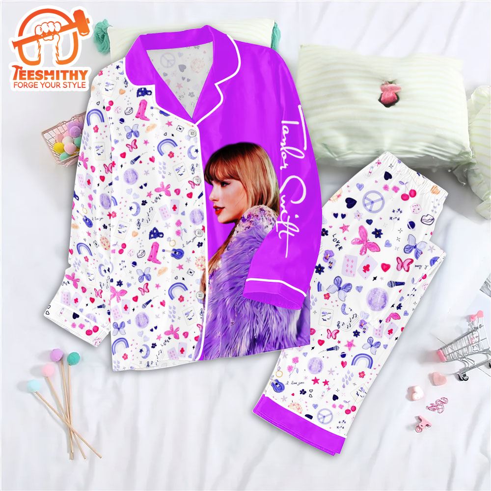 Taylor Swift Album Lover Pajamas Set