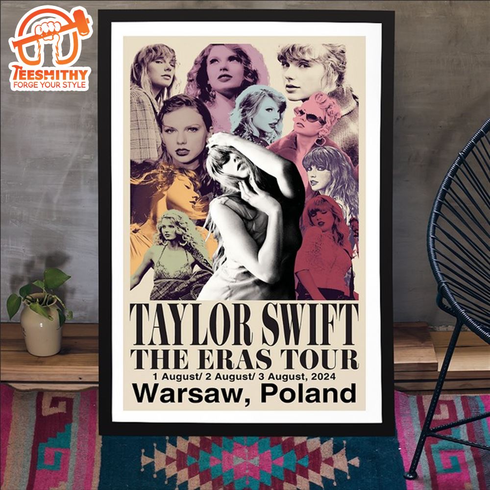 Taylor Swift In Warsaw, Poland On August 1-3, 2024 Tour Canvas