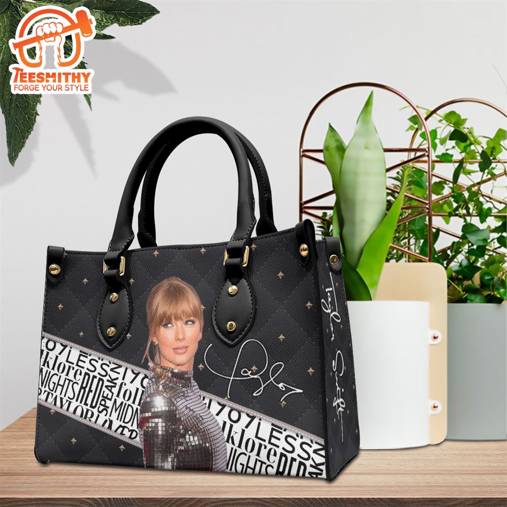 Taylor Swift Quotes Collection Leather Handbag Women Leather Hand Bag