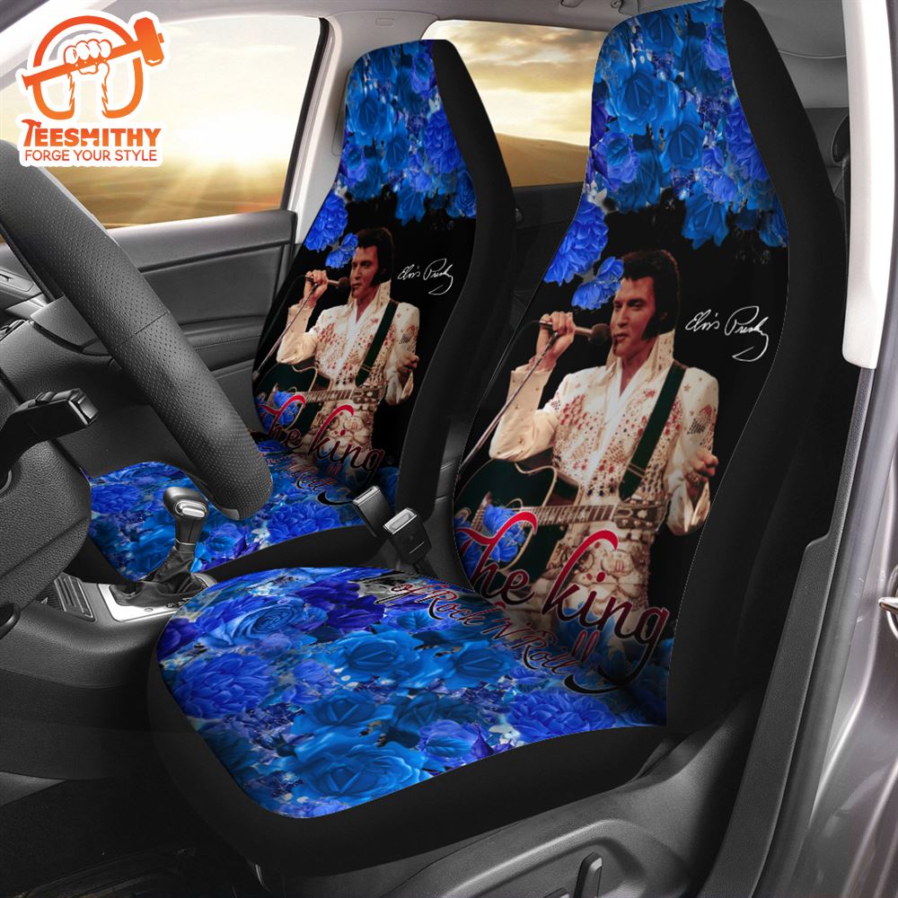 The King Of Rock In Memory Of Elvis Presley Car Seat Cover