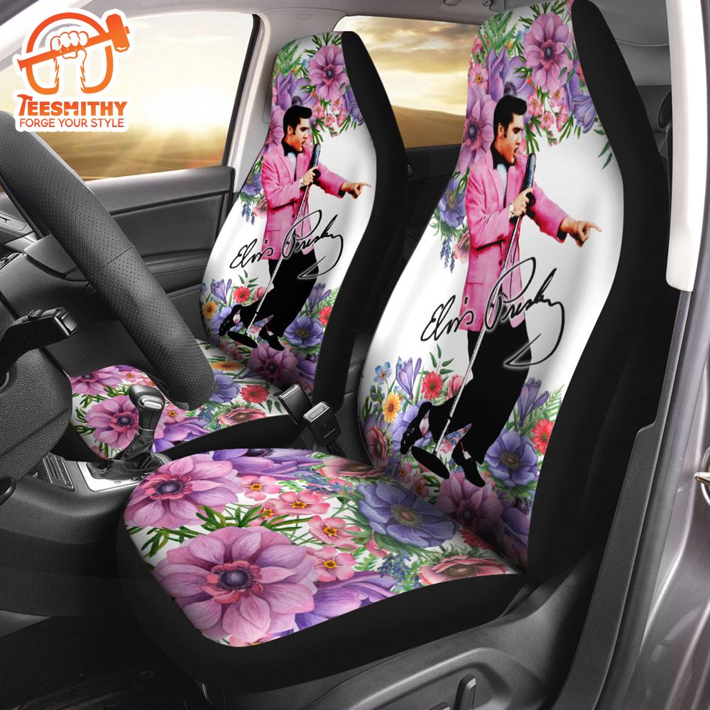 The King of Rock ‘N’ Roll Elvis Presley 2PCS Car Seat Cover