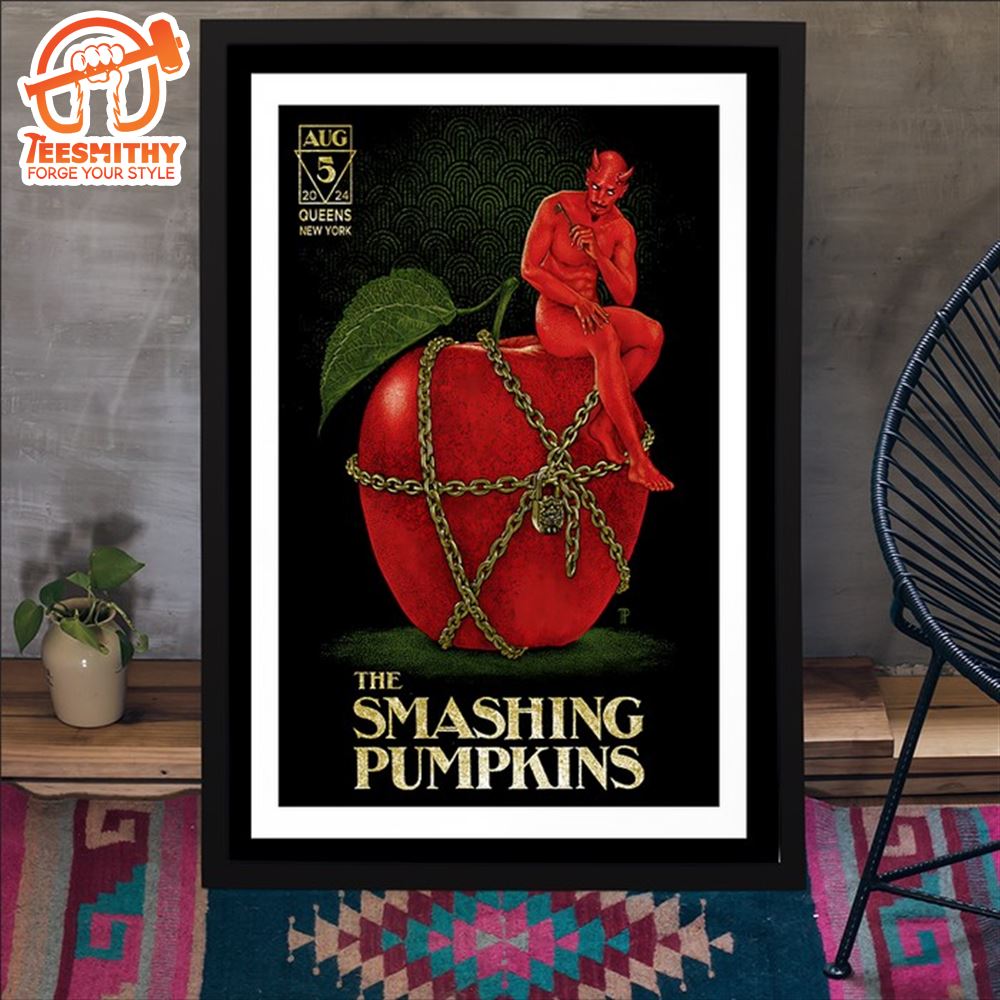 The Smashing Pumpkins August 5 2024 Citi Field Flushing NY Poster Canvas