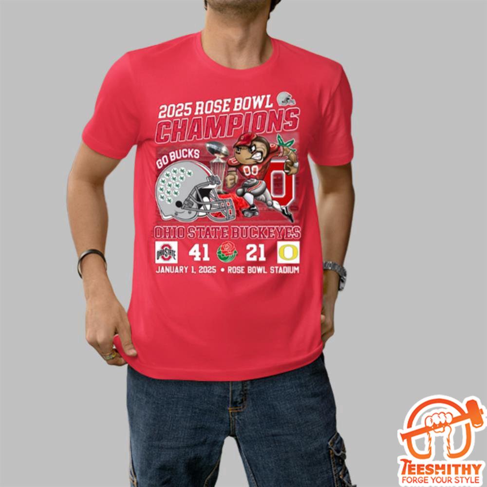 2025 Rose Bowl Champions Go Bucks Ohio State Shirt