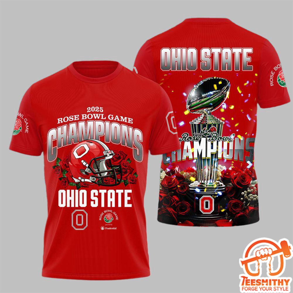 2025 Rose Bowl Game Champions Ohio State Shirt