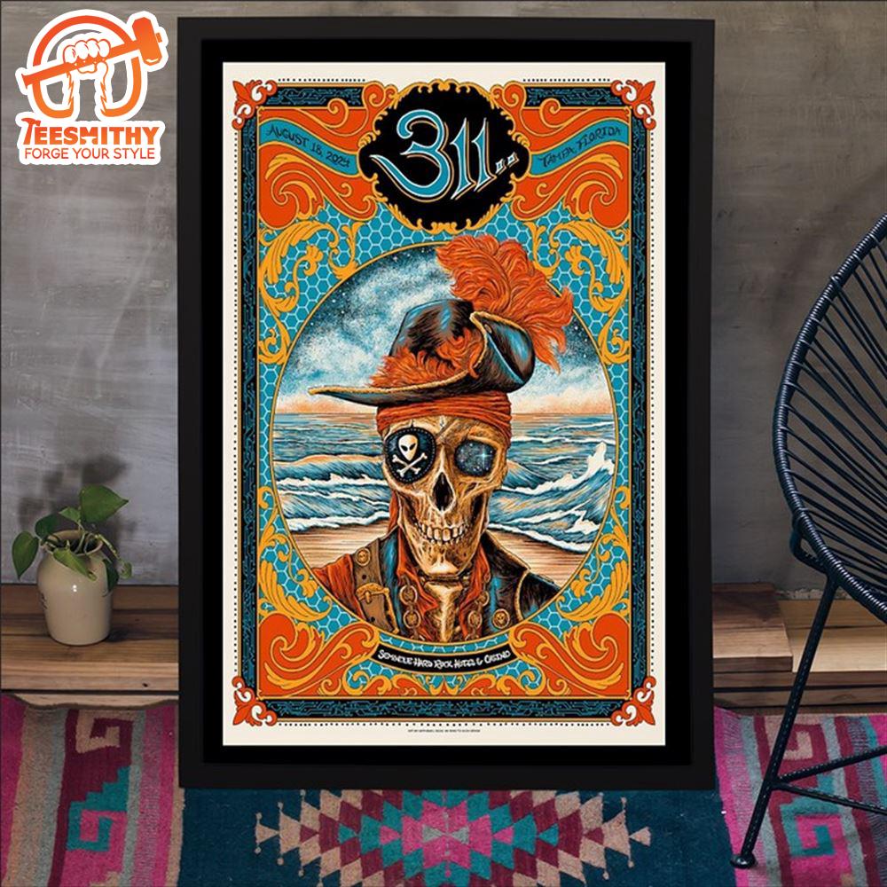 311 Tour In Tampa FL On August 18 2024 Poster Canvas