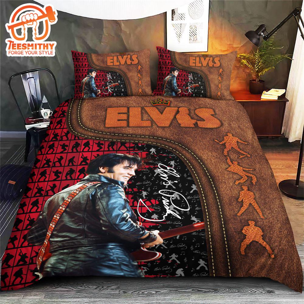 3D Rock Elvis Presley Quilt Cover Set Bedding Set