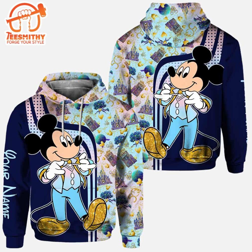 50 Years Of Magics - Personalized Mickey Mouse Hoodie and Leggings