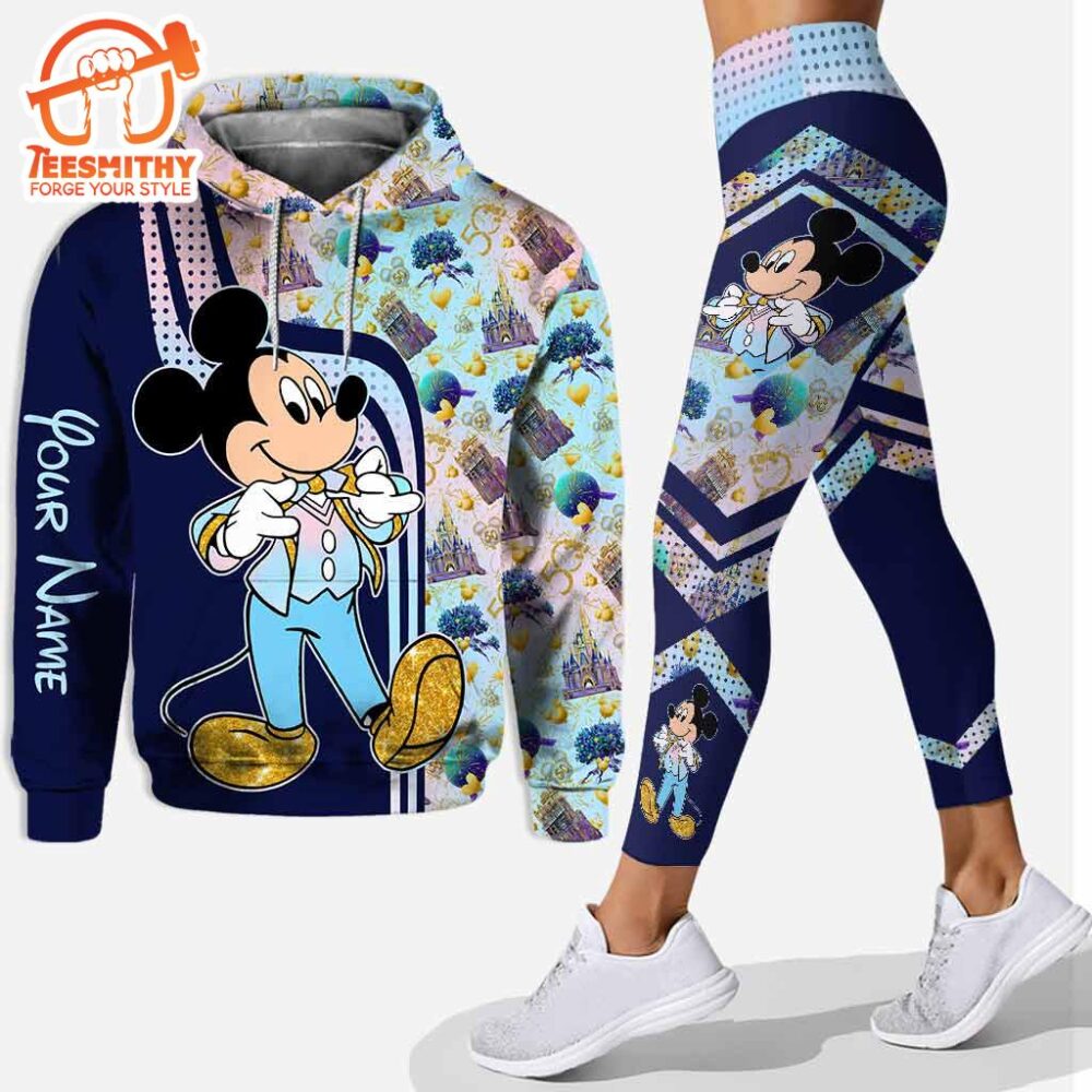 50 Years Of Magics – Personalized Mickey Mouse Hoodie and Leggings