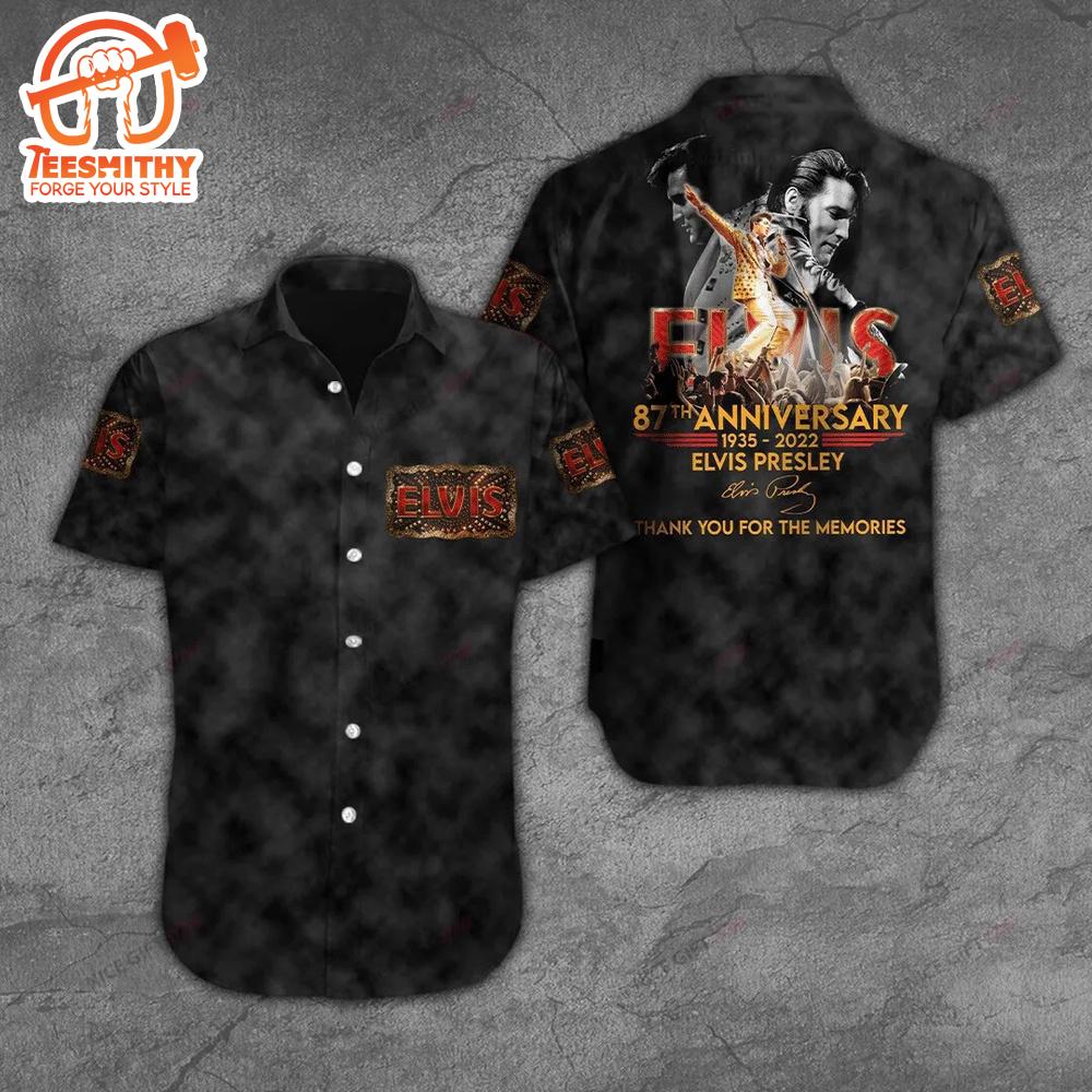 87th Anniversary Elvis Presley Hawaiian Aloha Shirts