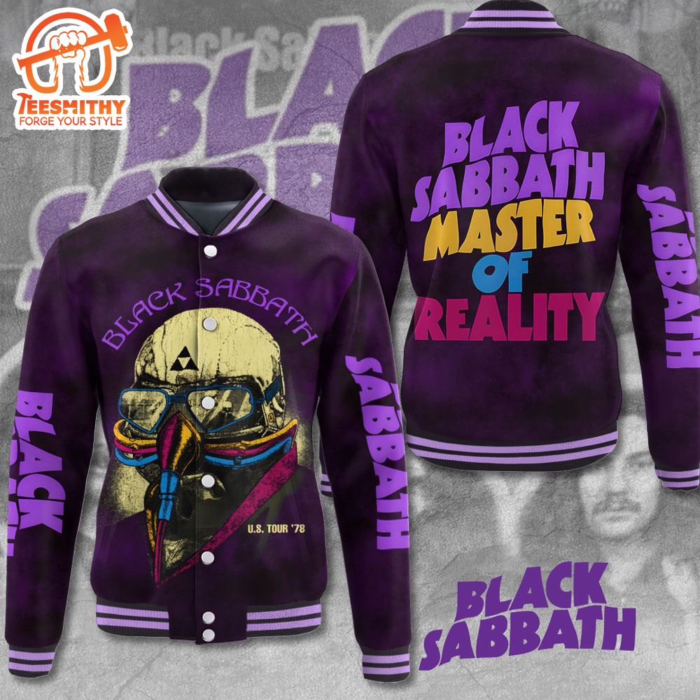 Black Sabbath Master Of Reality Varsity Jacket