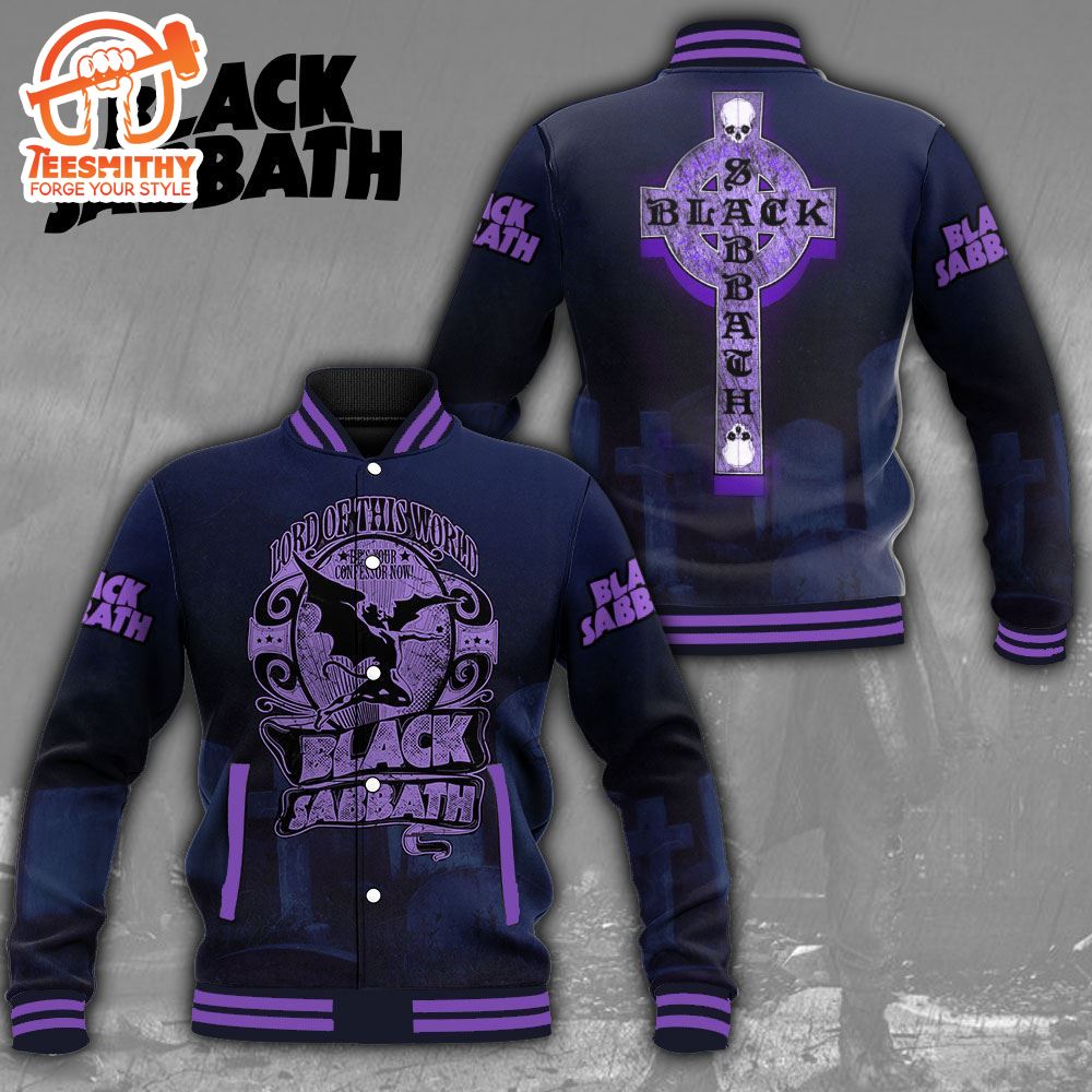 Black Sabbath Stich Varsity Jacket For Fans