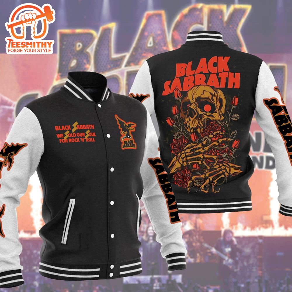 Black Sabbath Varsity Jacket Christmas For Fans